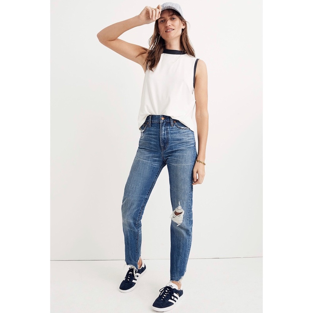 Madewell The Perfect Summer Jean:  Destructed Edition, Size 28